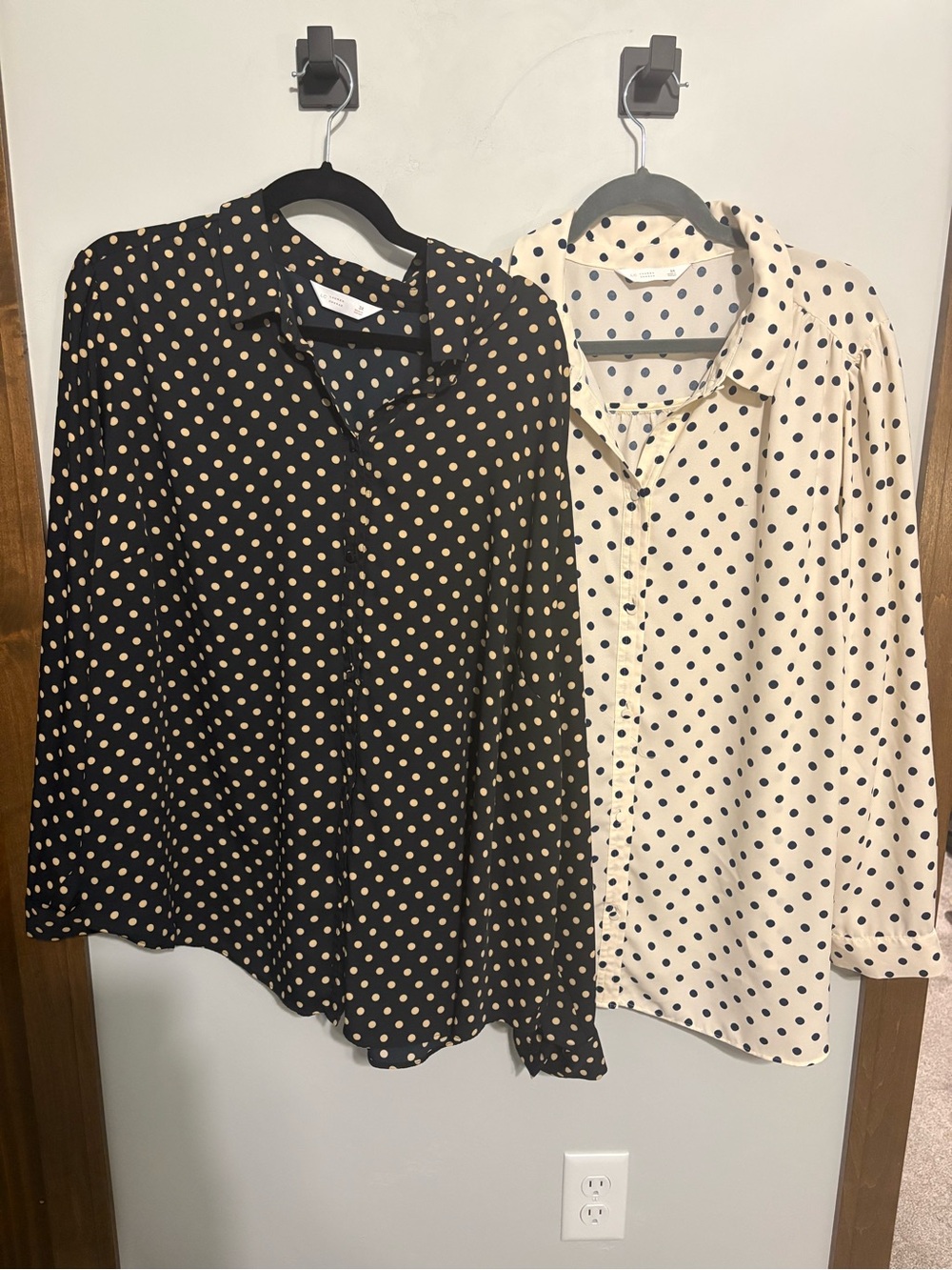 BUNDLE OF 2!! LC Lauren Conrad Polka Dot Button-Down Shirts
